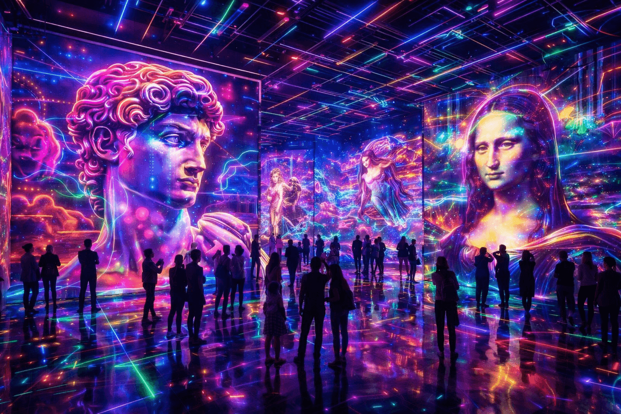 The Neon Renaissance: How Immersive Exhibits are Redefining the Gallery Experience